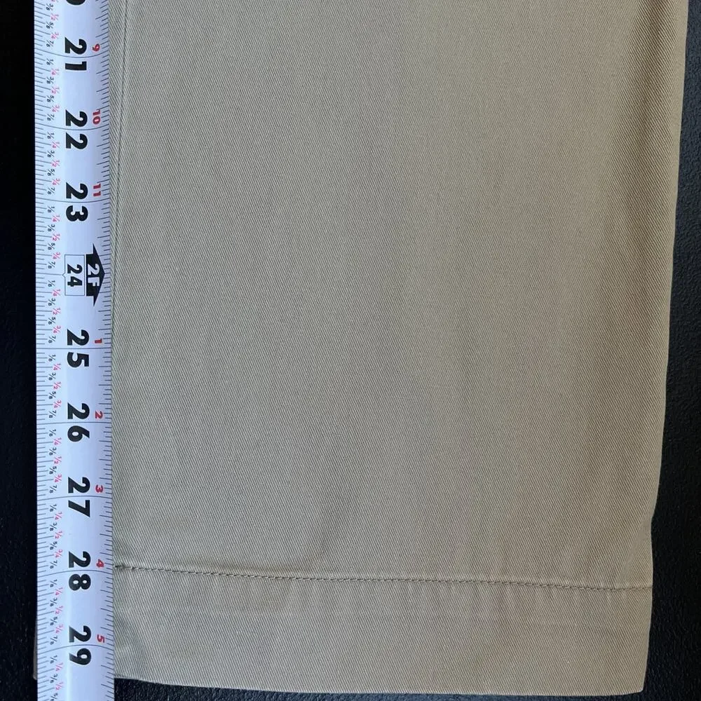 Ralph Lauren Pants Mens 36x30 The Polo Chino Khaki Tan Cotton Twill Straight